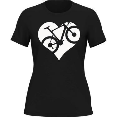 Heart Bike T-Shirt for Women